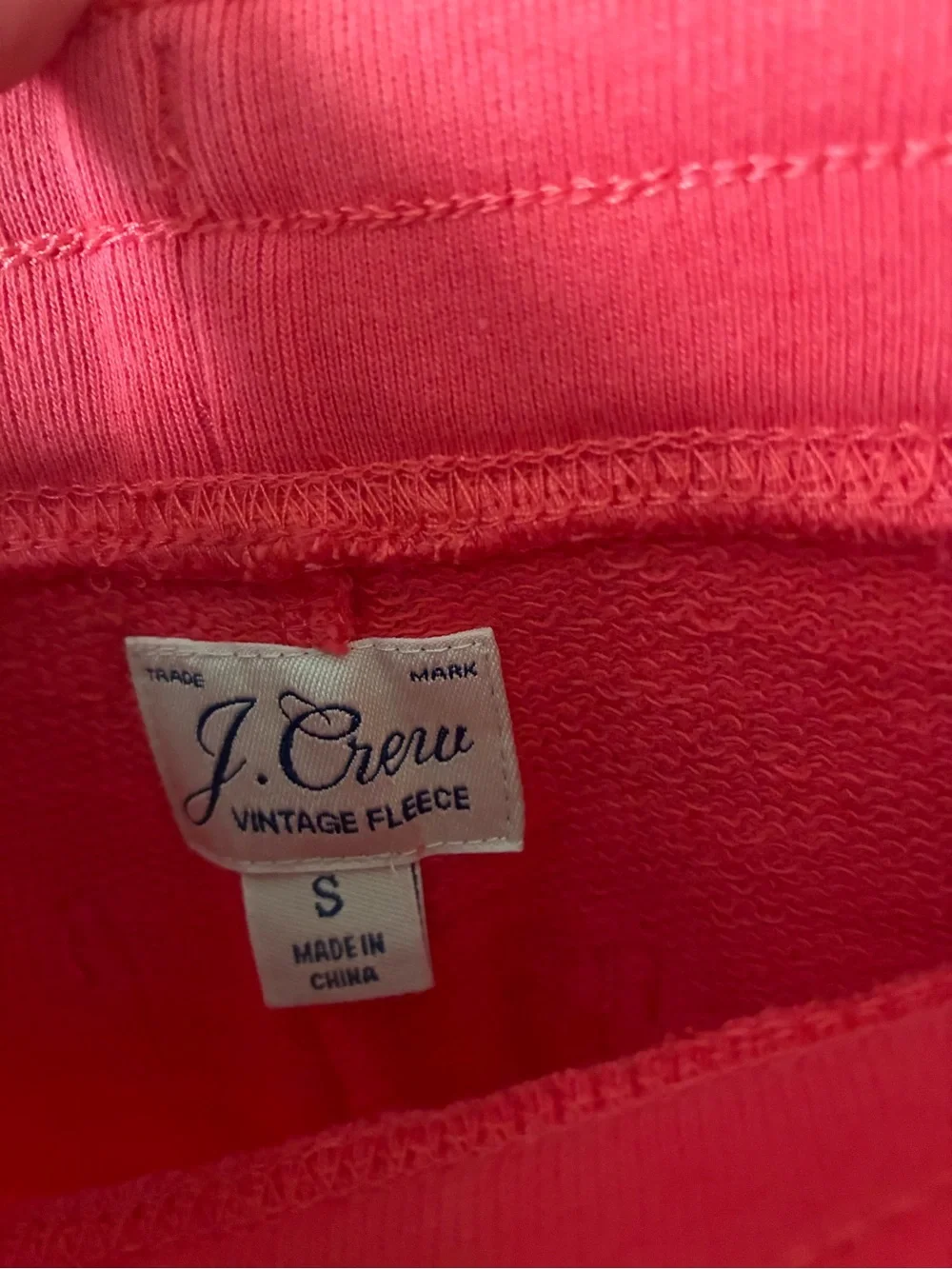 J. Crew Red Track Joggers with White Leg Stripes